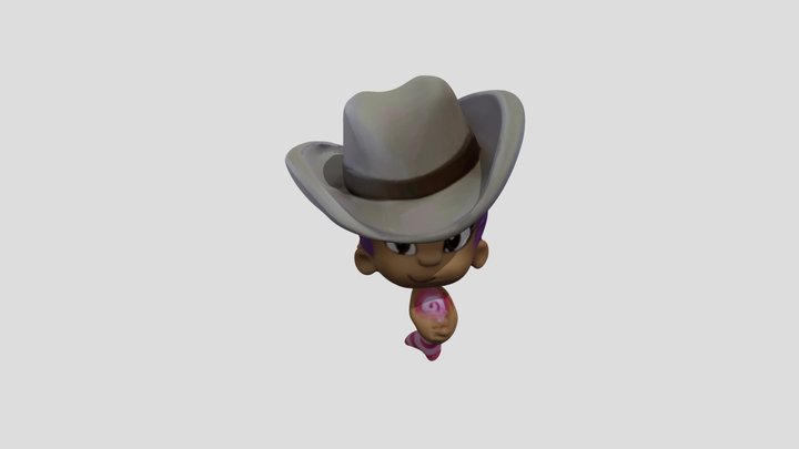 Zooli in a cowboy hat