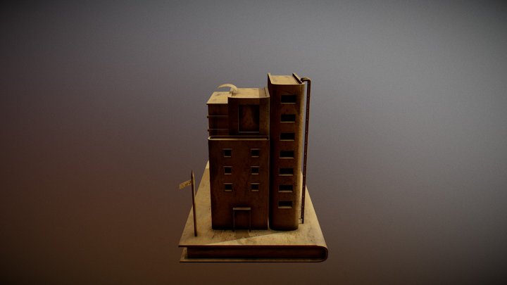 Books 3D Model