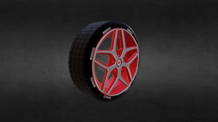 Vossen Forged Pirelli 3D Model