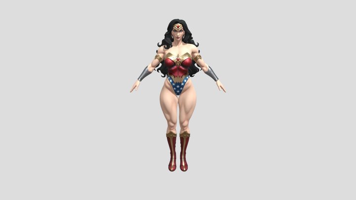Wonder Woman 3D Model