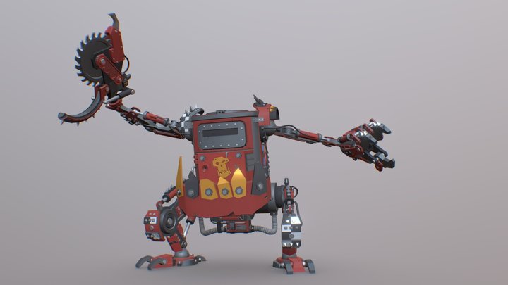 Killa Kan Draft 3D Model