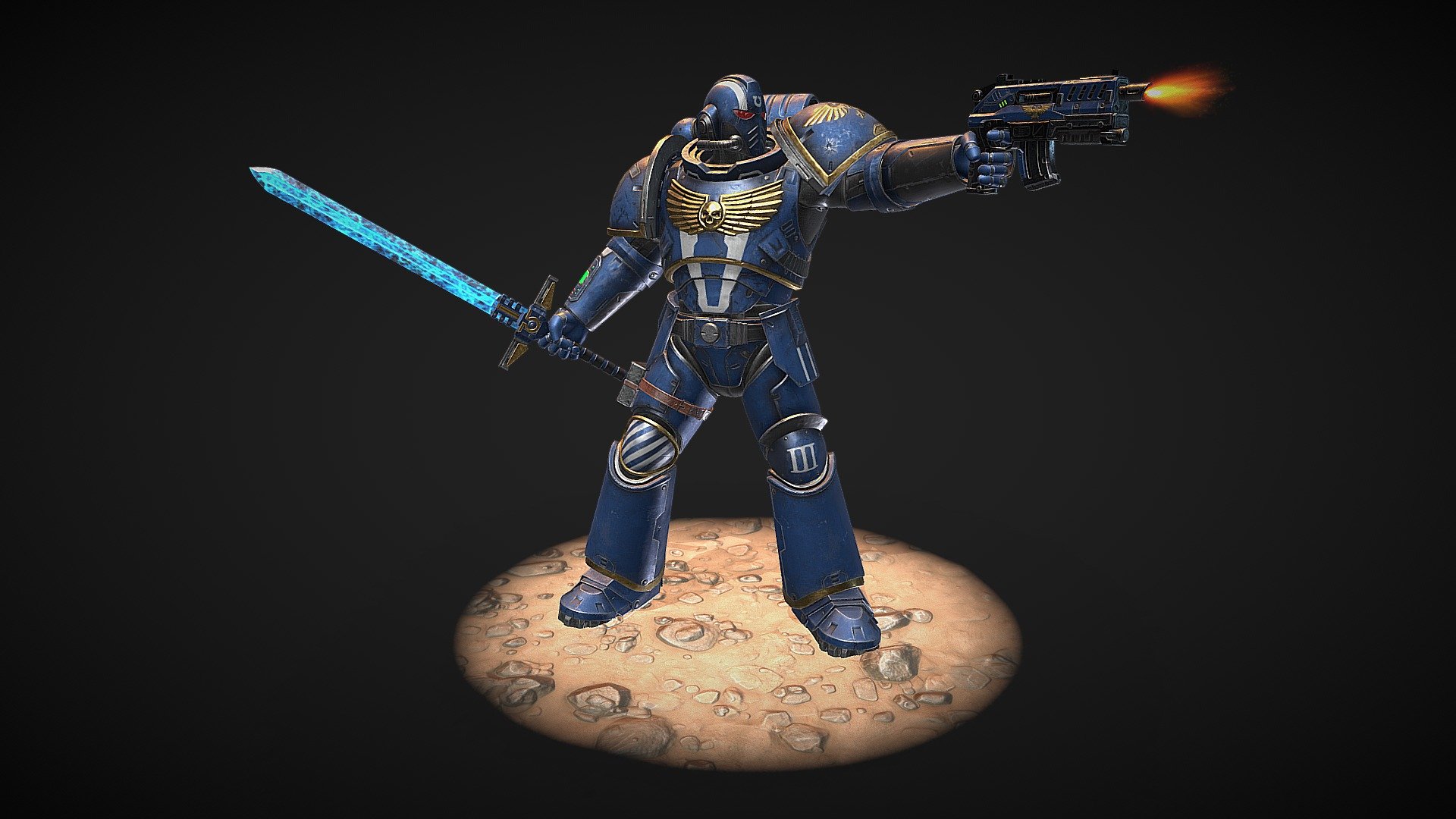 Space Marine - 3D Model By Funframe_VIP [4618c48] - Sketchfab