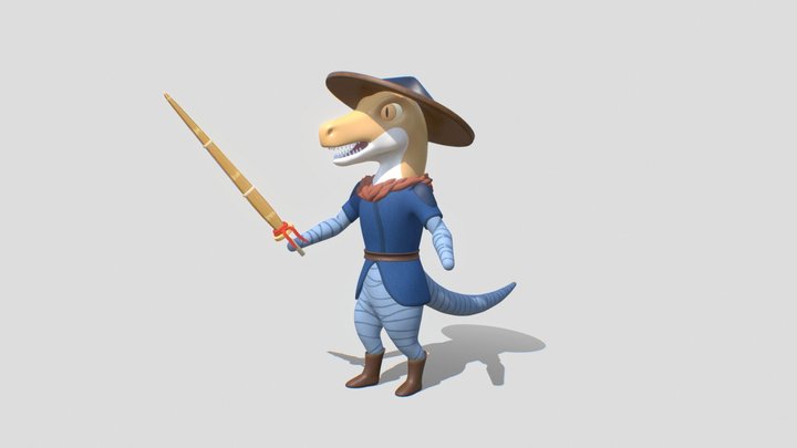 Lizard from Against the Storm 3D Model