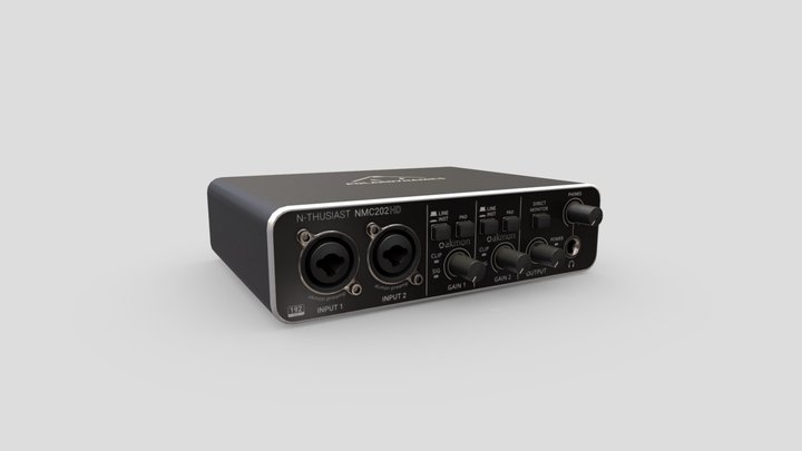 Audio Interface NMC202HD 3D Model