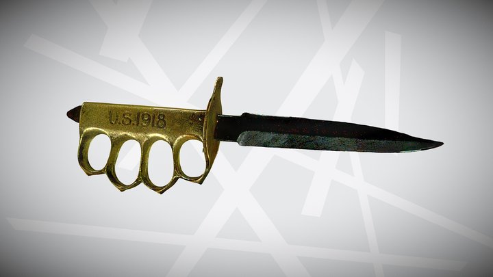 Trench Knife 3D Model