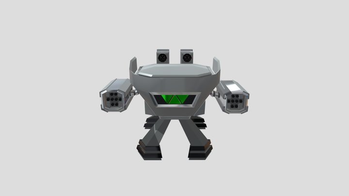 Sentient Turret 3D Model