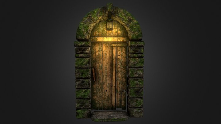 Medieval Brick Door – Modello 3D gratuito STL
