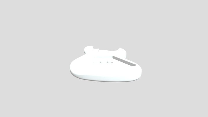 Jazz Bass Body 3D Model