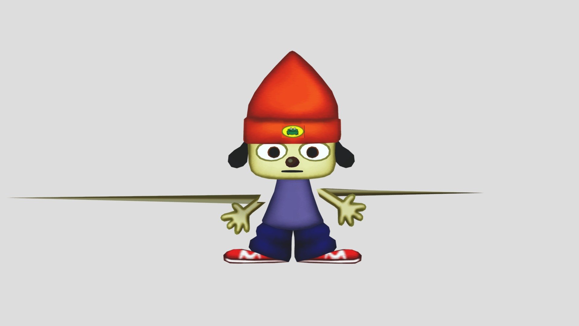 Early PaRappa the Rapper Character Design Footage Shown - Siliconera