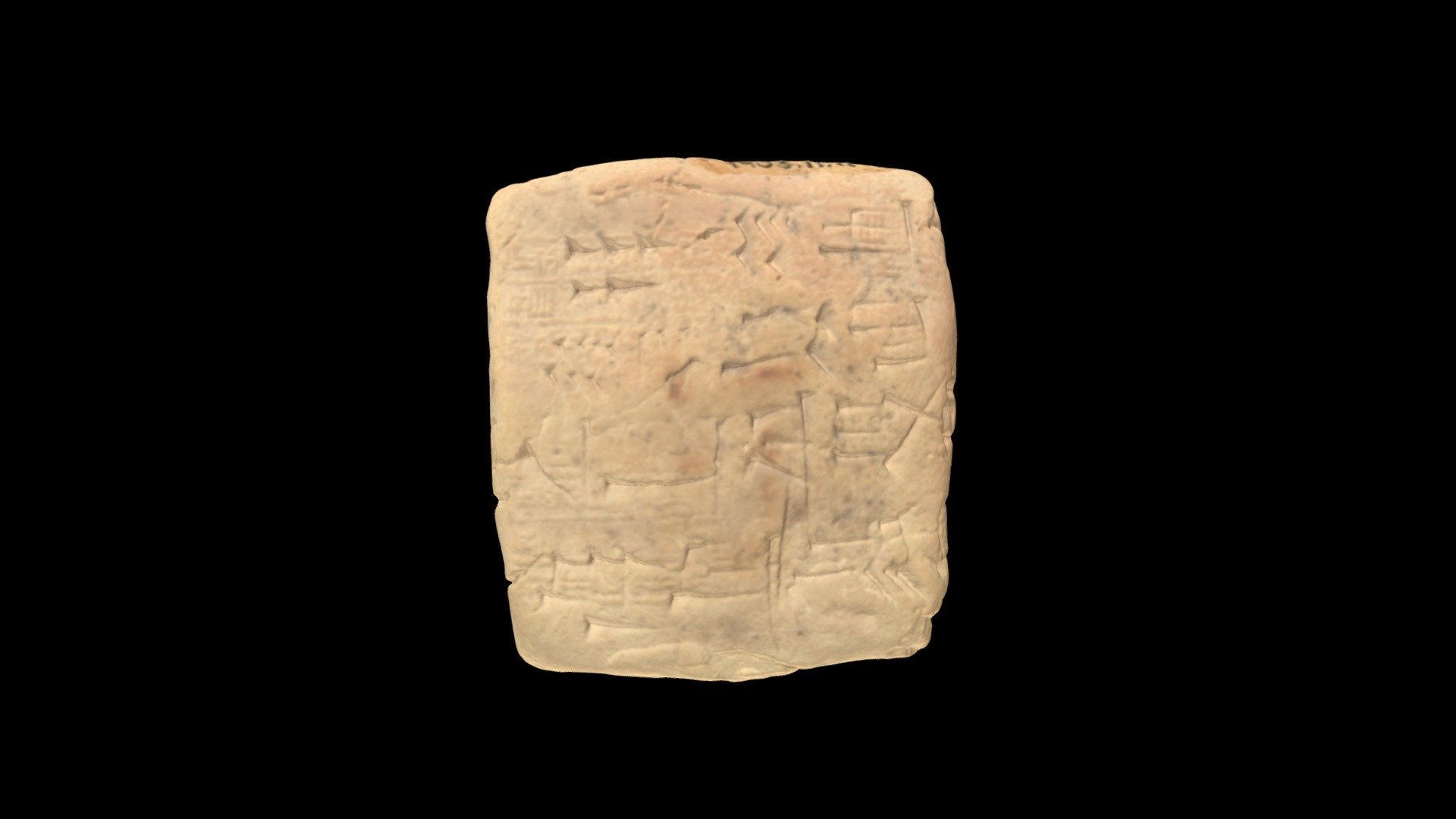 Cuneiform Tablet HMANE1903.11.11 - 3D model by Harvard Museum of the ...