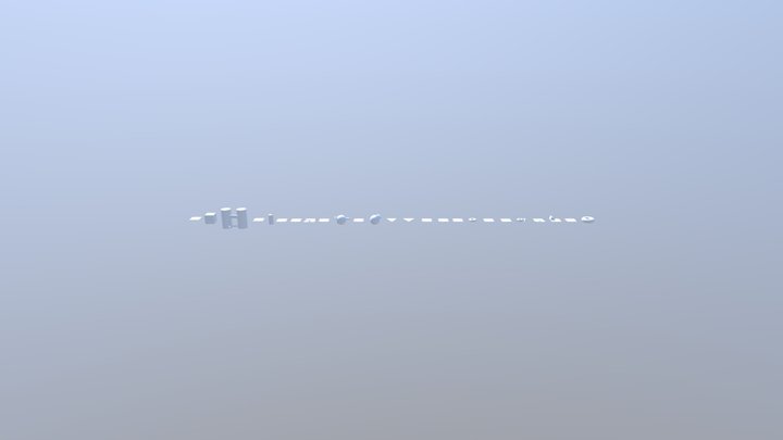 Edit Mesh Menu 3D Model