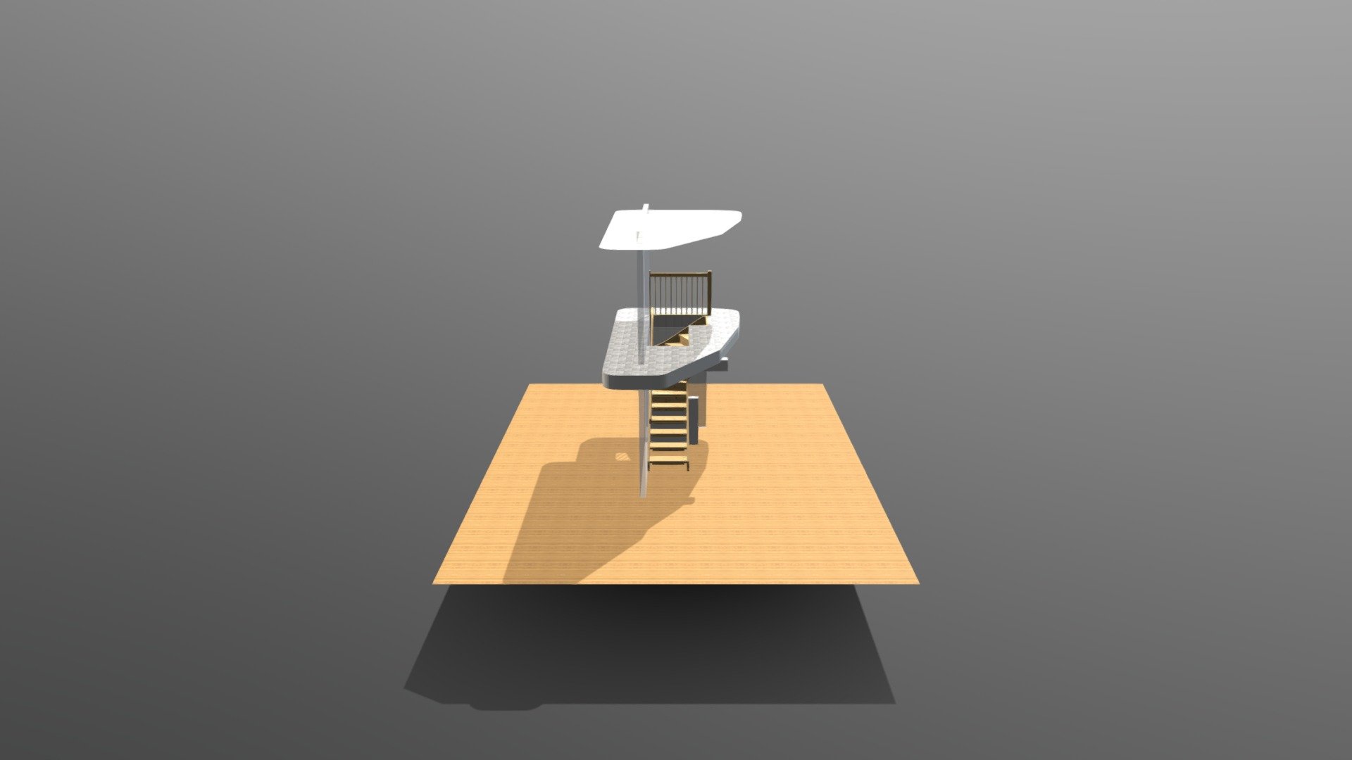 L-trappa - 3D model by Snickeri Stark (@MartinStark) [461fbf2] - Sketchfab