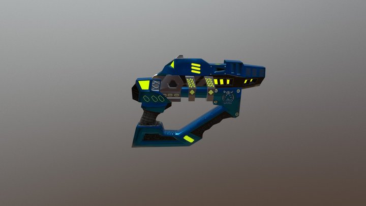 Pistol Gun 3D Model