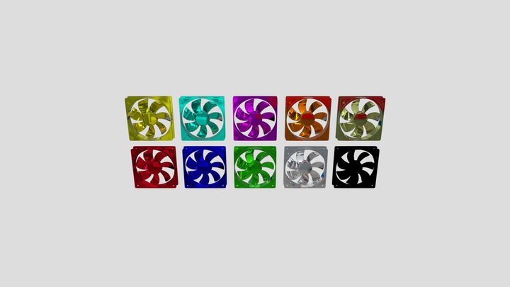 Fan 3D Model