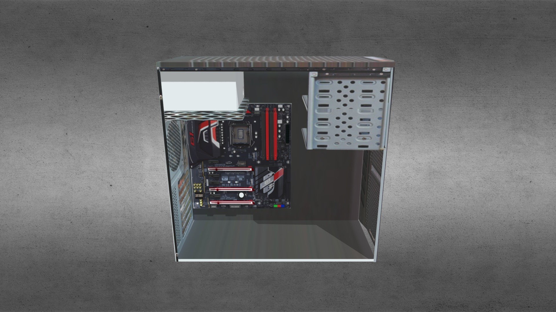 computer / gainete de conputadora modelo 3d