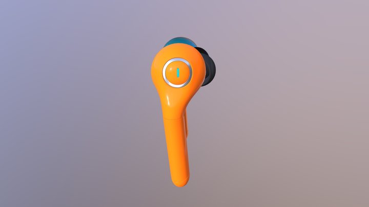 EarPOT orange 3D Model