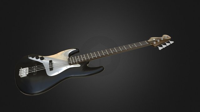 Fender Jazz Bass 3D Model