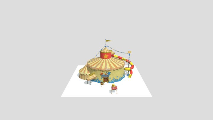 Playhouse Poppy Playtime3 3D Model