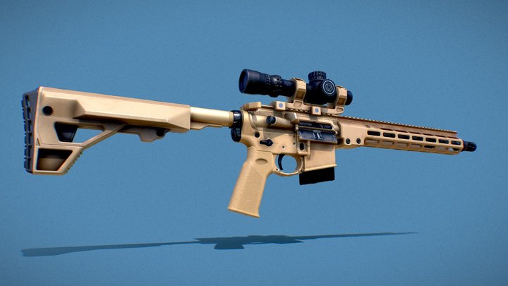 GFR 6mm ARC 14.5" DDC 3D Model