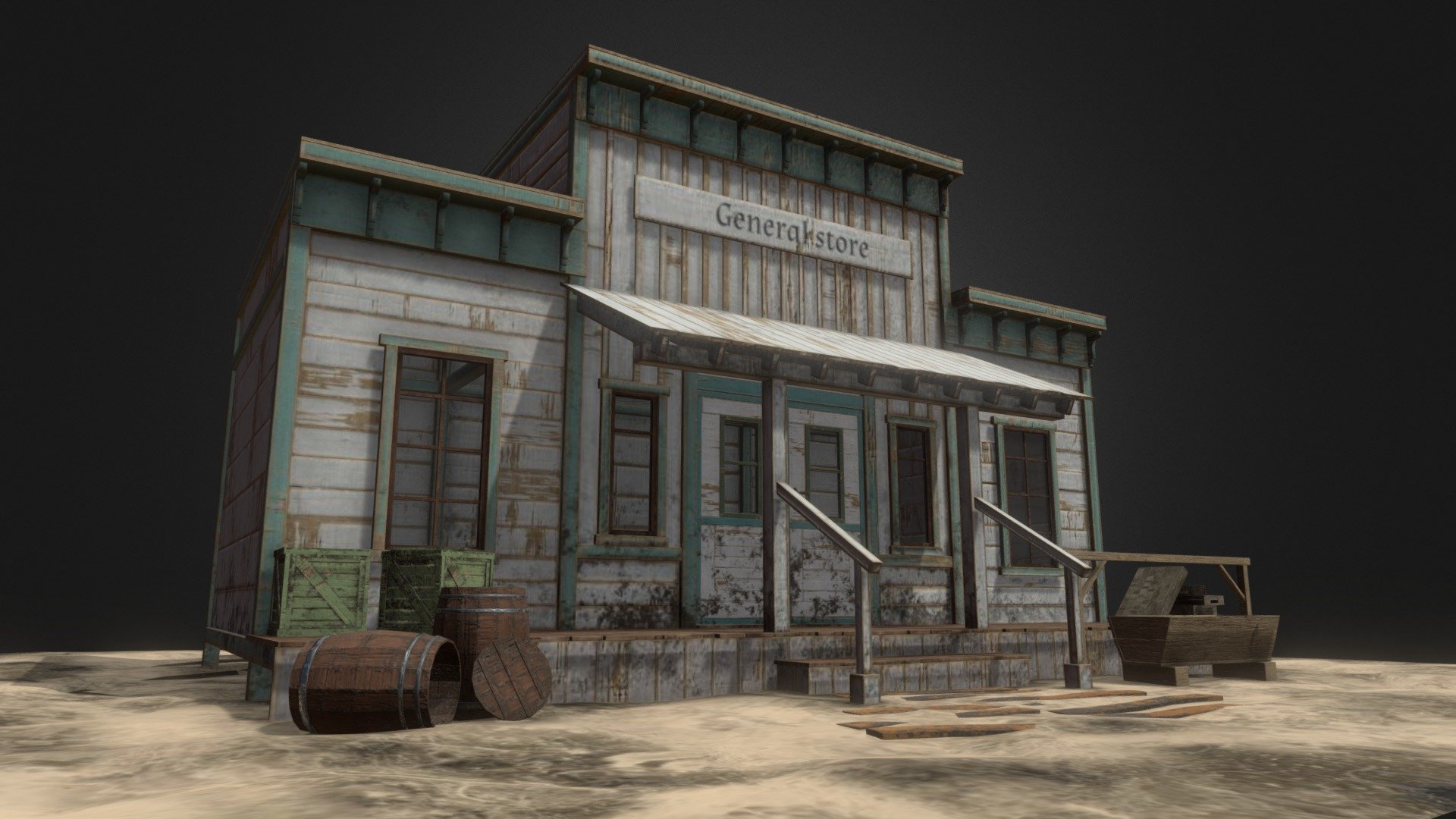 Western House 1 — Sketchfab embed 3D viewer