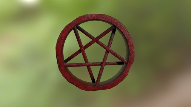 Quake - Pentagram 3D Model