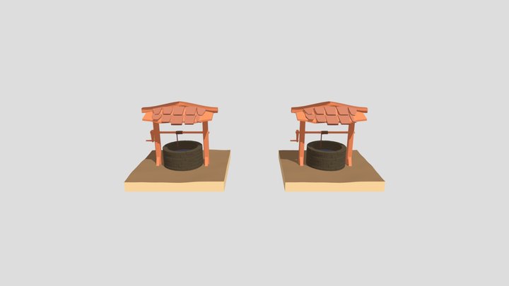 Well low Poly 3D Model