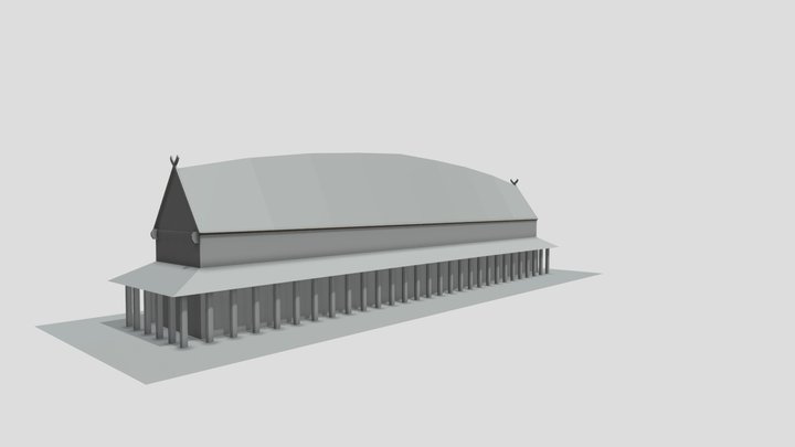 Viking House 3D Model