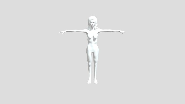 zombie girl 3D Model