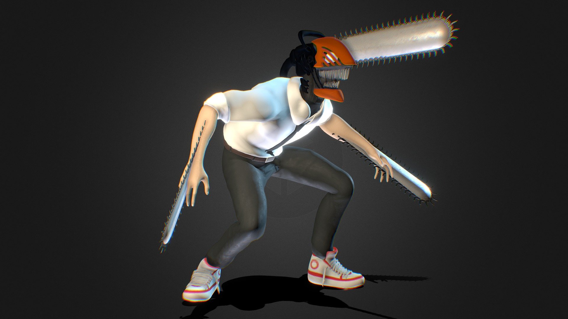 Chainsaw Man Denji - Buy Royalty Free 3D model by 3DHArt [4626cda] -  Sketchfab Store