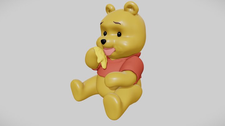 WINNIE THE POO - BABY 3D Model