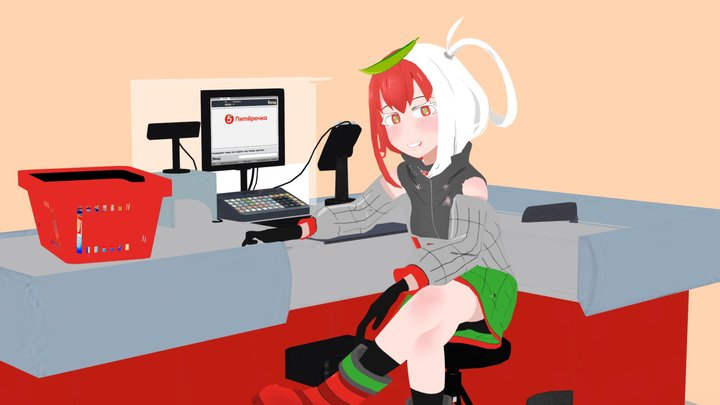 5-chan 3D Model