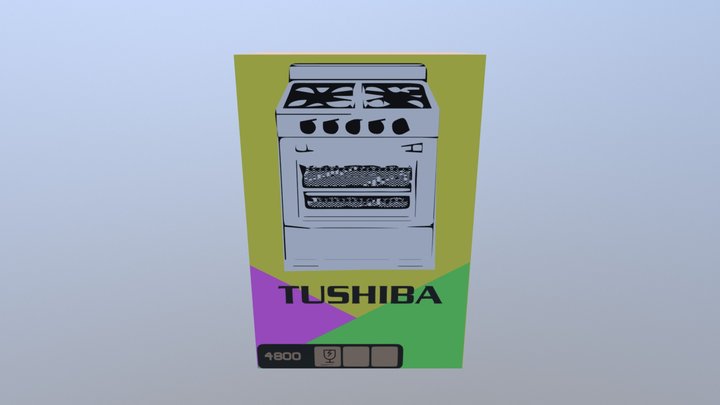 TUSHIBA BOX 3D Model