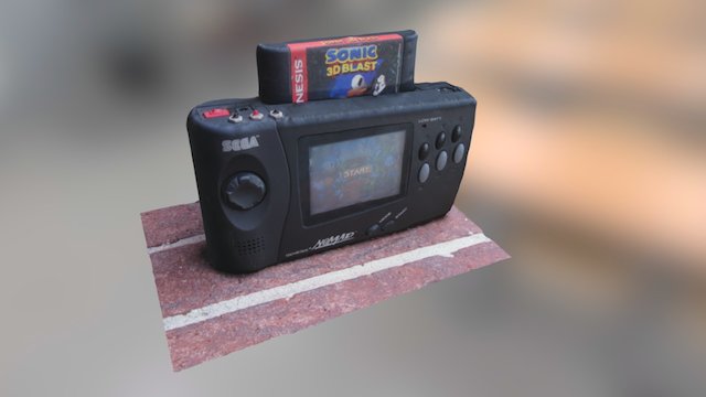 Sega Nomad 3D Model