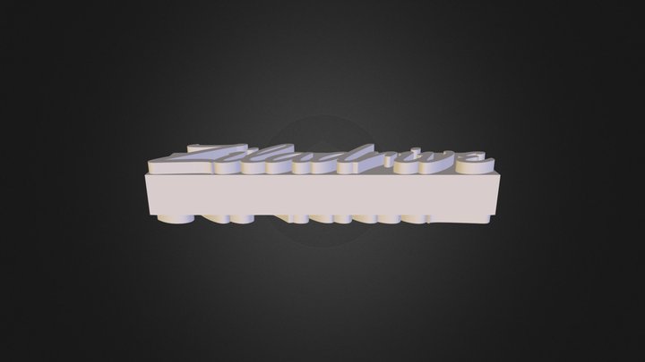 Ziladrive Logo Flash Drive 3D Model