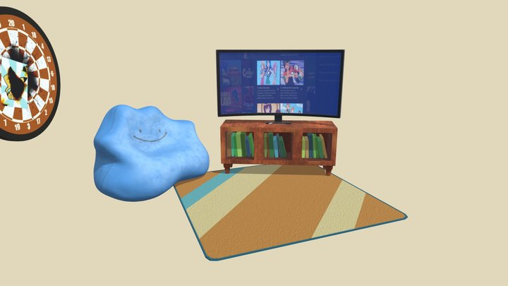 Tv Corner 3D Model