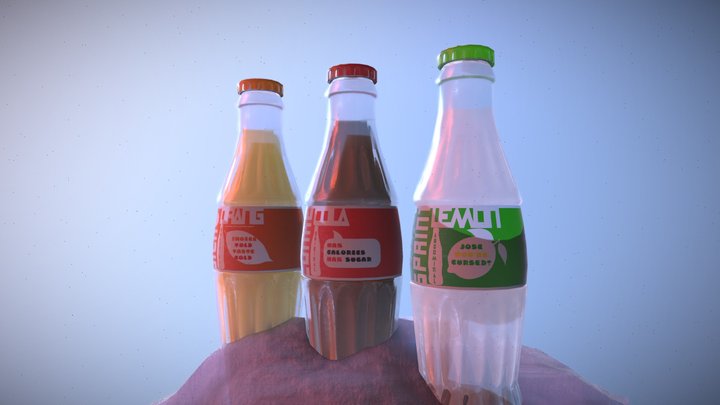 Low-poly Soda Knockoffs