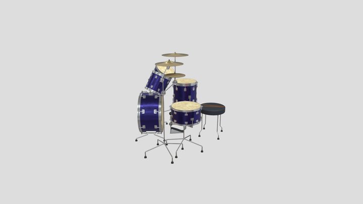 Drum Set 3D Model
