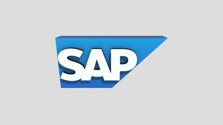 SAP Logo 3D Model