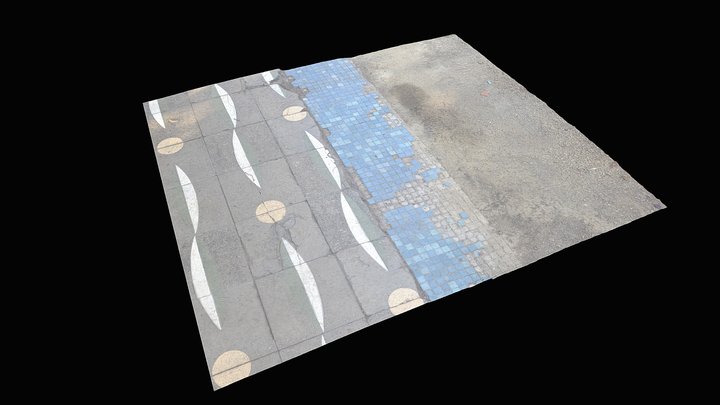 2018-01 - Santiago - Ground 3 (Tiles) 3D Model