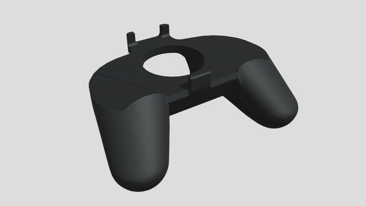 Grip for PSP Go (real Dualshock 3 shapes) 3D Model