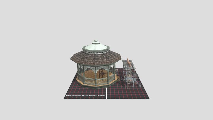 DAE 5 Finished props-Grandmas hose 3D Model
