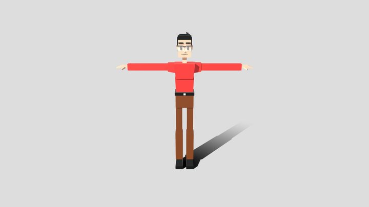 Box_charactor-DADY 3D Model