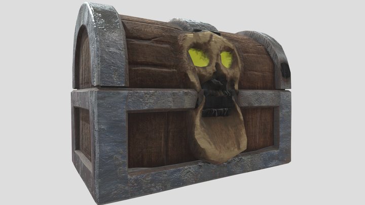 Pirate chest 3D Model