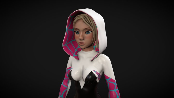 Spider Gwen (Spider-Man: Into the Spider-Verse) 3D Model