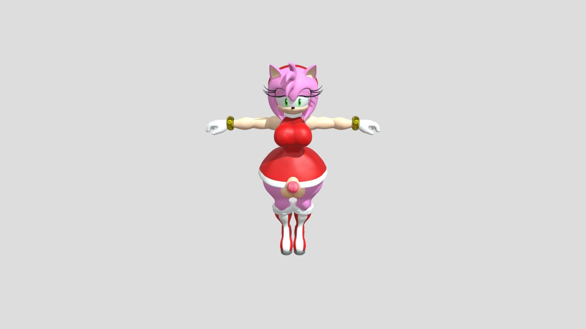 Amy rose - Download Free 3D model by ElTipo (@Jerson.Alberto) [462d143]