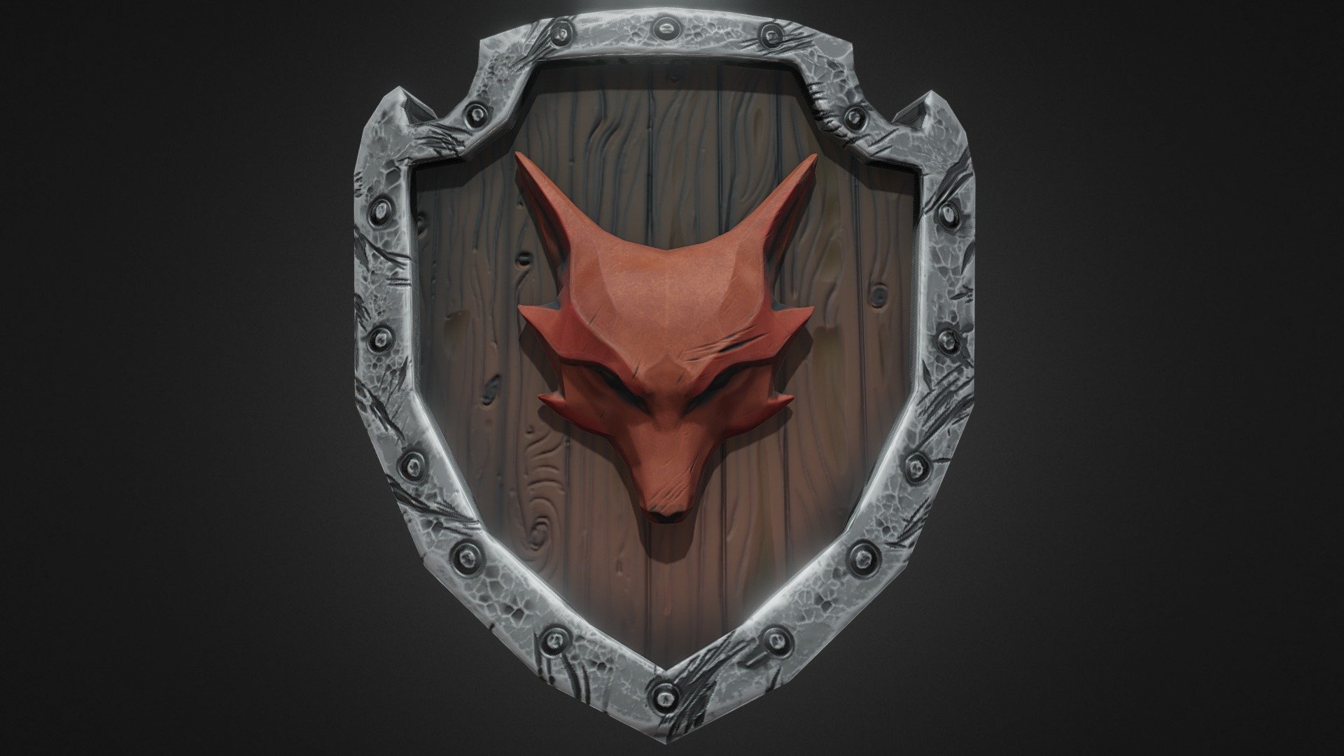 Fox shield - Download Free 3D model by Eques_inferno [462d329] - Sketchfab