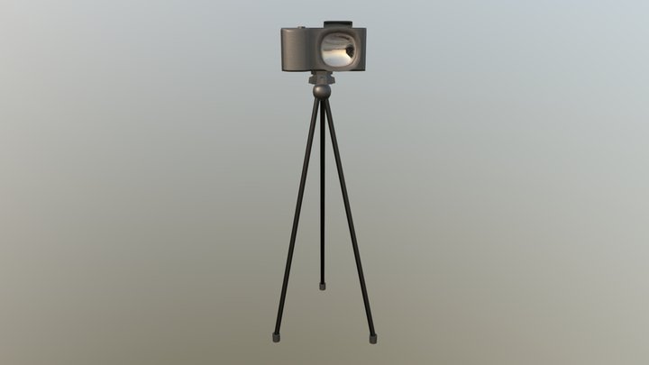 Low-Poly Camera 3D Model
