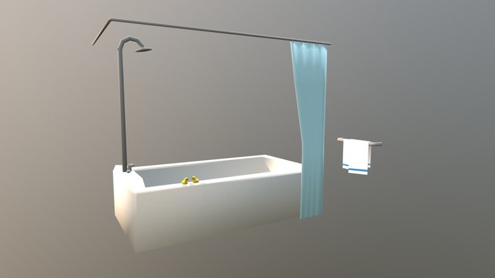 Bathroom Assets 3D Model