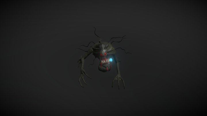 Fish Alien Monster 3D Model