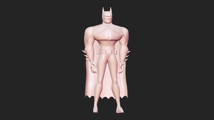 Batman figure (TAS) 3D Model